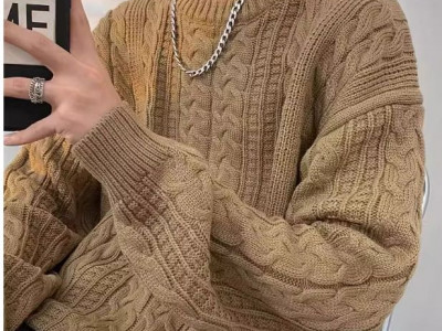 Свитер мужской, арт МТ1, цвет: хаки