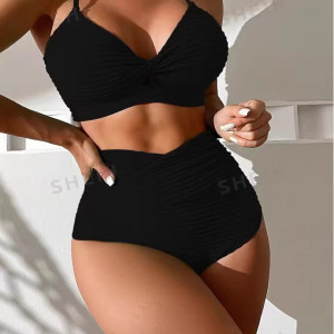 Купальник из 2 предметов, арт КП29, цвет: чёрный