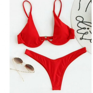 Купальник из 2 предметов, арт КП39, цвет: красный