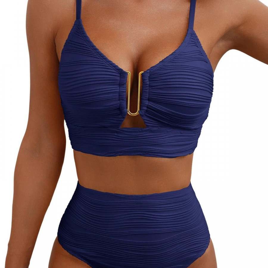 Купальник из 2 предметов, арт КП42, цвет: тёмно-синий