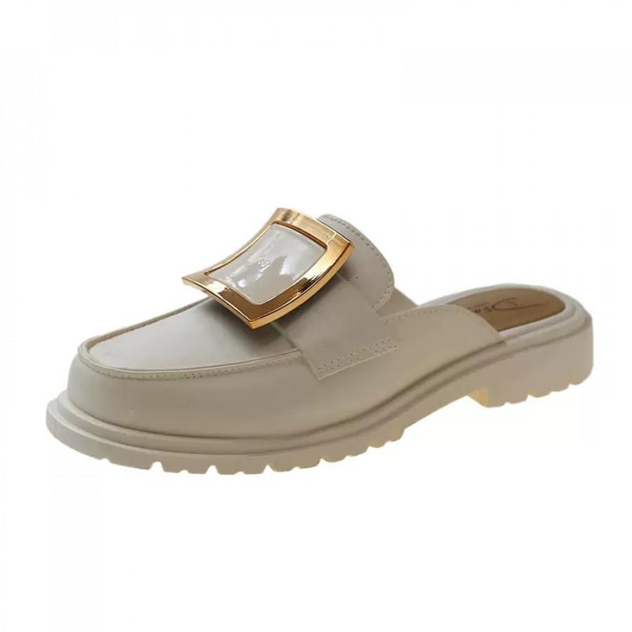 Туфли женские из ПВХ, Арт: ТЛ010, цвет: беж